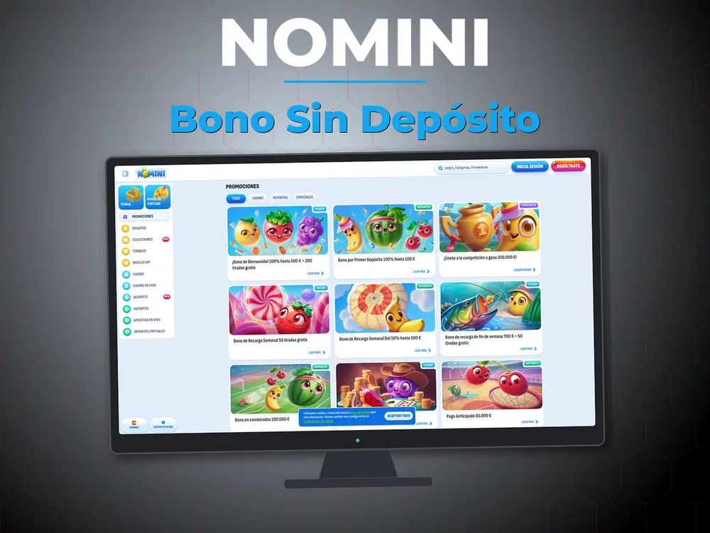 Nomini - Bono Sin Depósito